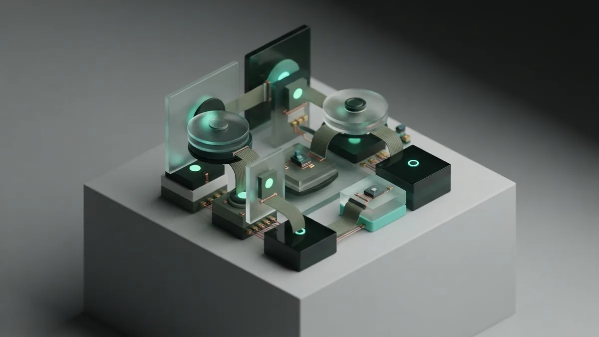 AI for ongoing health tracking Isometric health tracking system with sensors and connected modular care blocks