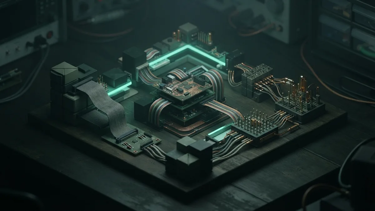 Three AI inference data paths Isometric diorama showing online batch and streaming data paths