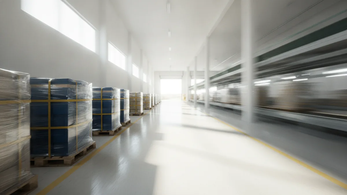 Where AI cuts cost and time Logistics flow representing productivity gains from automation