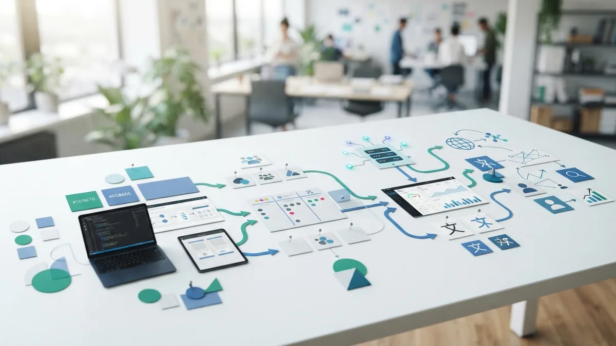 Mapping the AI user journey Digital product journey mapped across stages for a user-centered AI plan