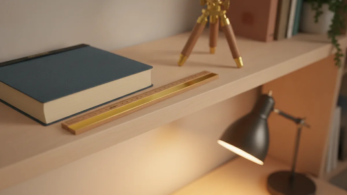 Use non-AI alternatives Non-AI tools on a desk arranged for manual work and self-directed tasks.