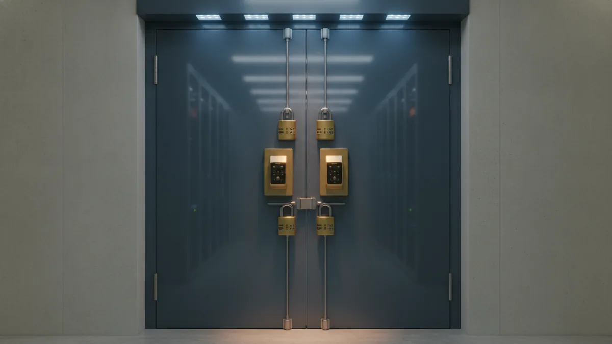 AI governance and security Governance and security controls protecting AI systems in a data center