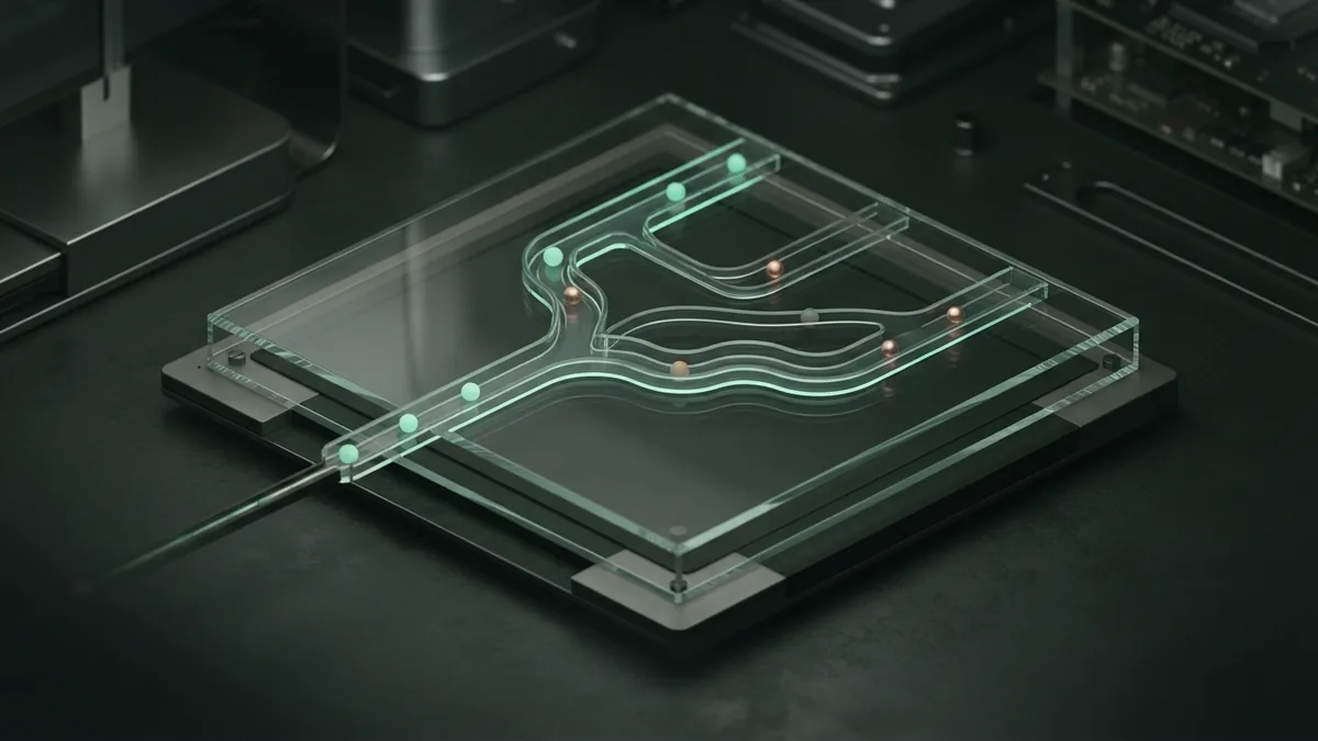 Token paths at different temperature settings Layered abstract paths show how low and high temperature alter token choices