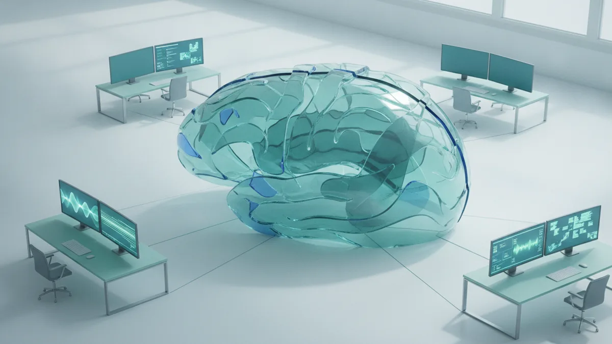 Layered translucent structure symbolizing the Prometheus model and GPT base engine