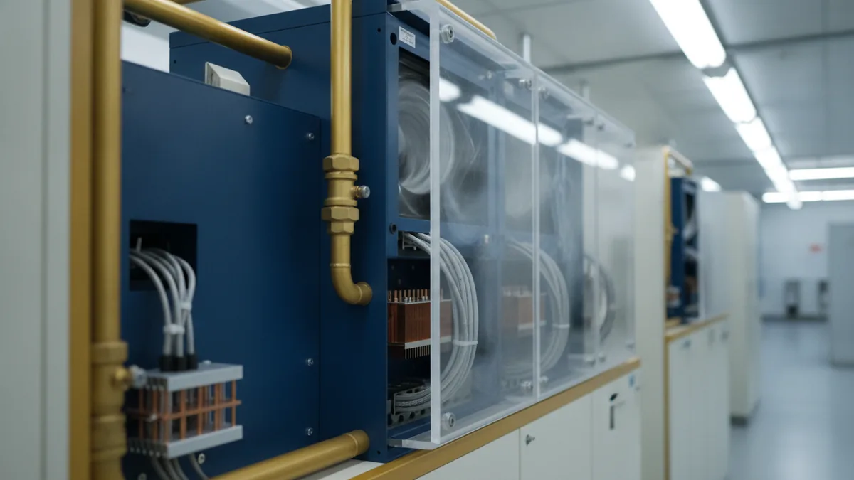 Power, cooling, and infrastructure fit Cooling and power delivery equipment used in data centers for stable operations.