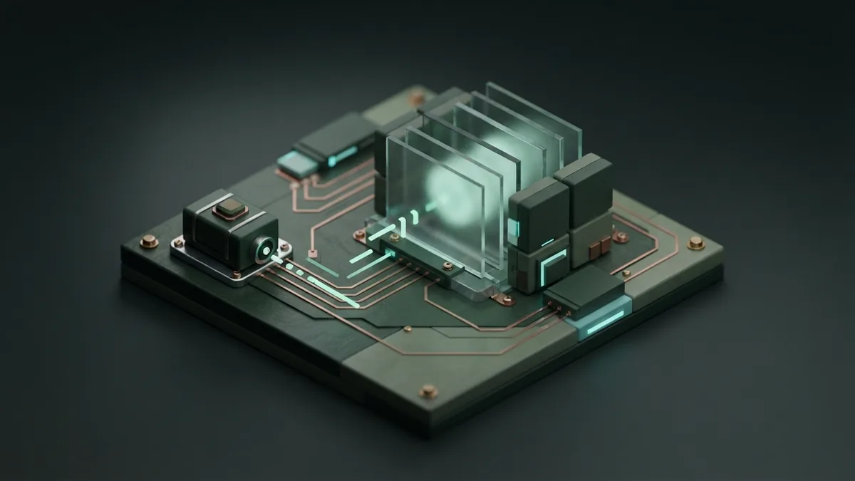 Sensor module feeding fresh event data into layered system blocks