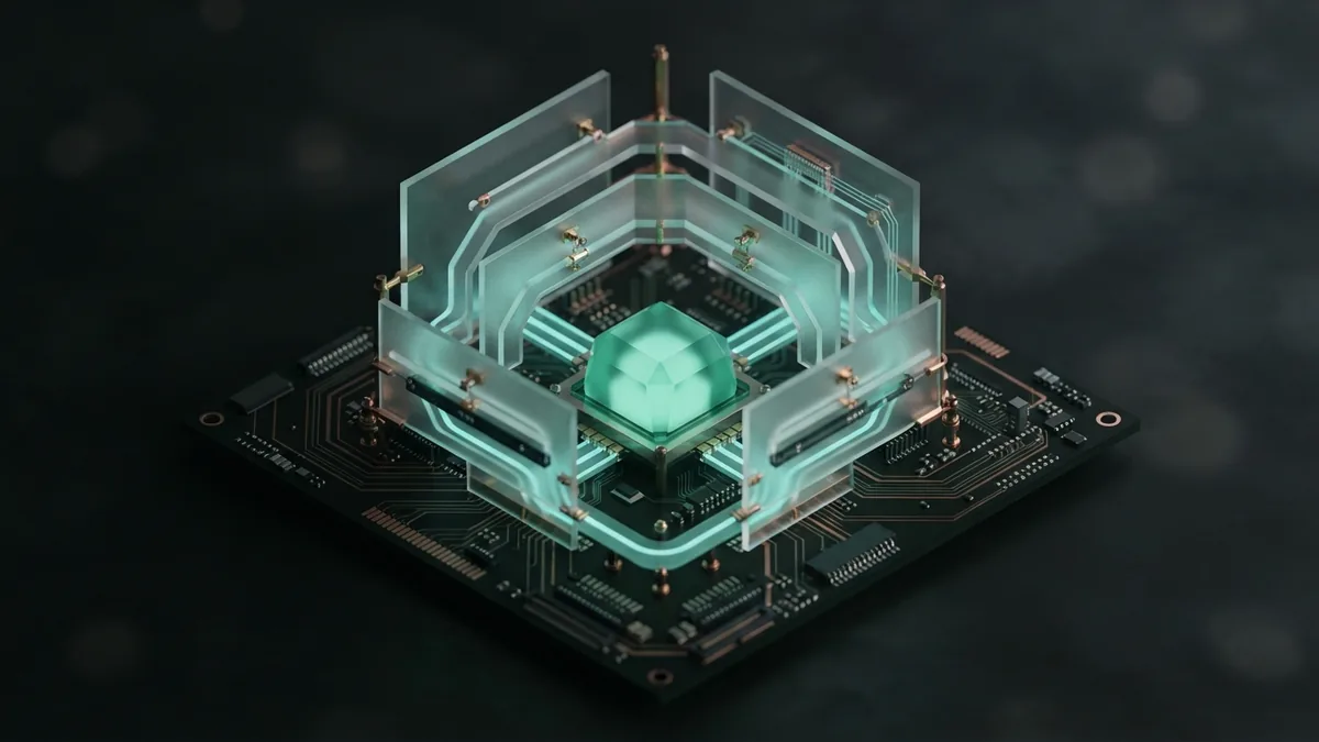 Future real-time system design Layered real-time system blocks joining around a central data core