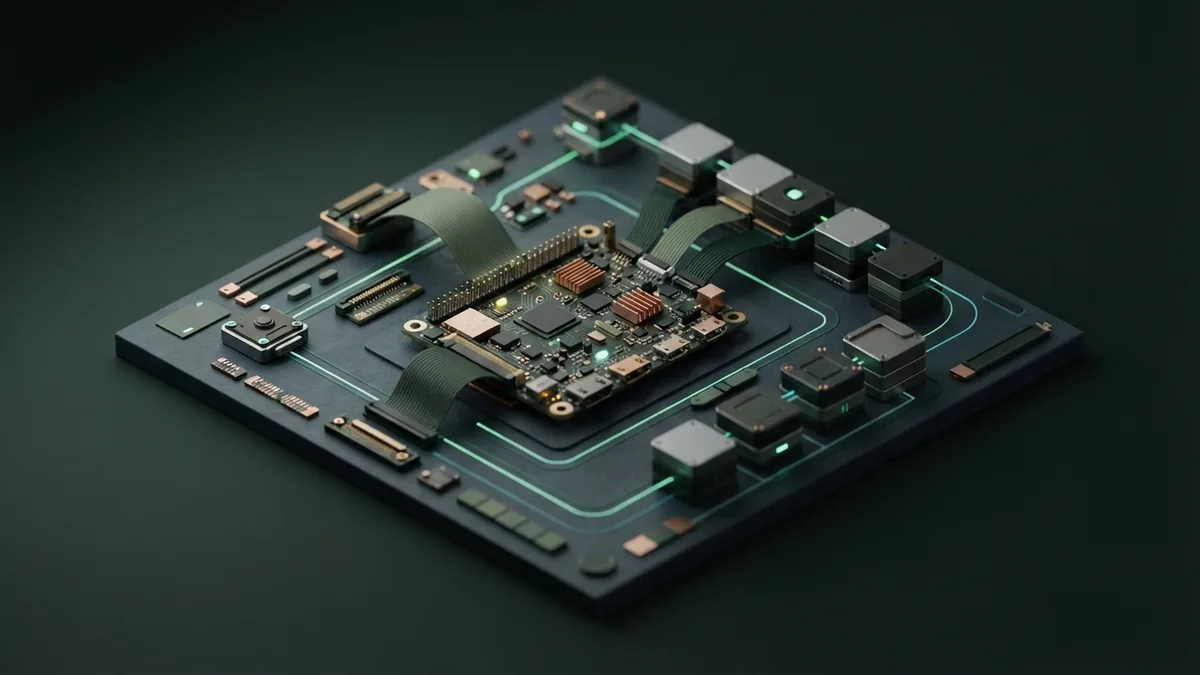 A tidy modular computing workspace suggests how AI can support useful tasks